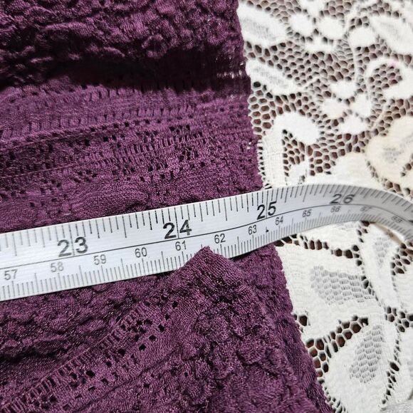 90s whimsigoth fairy purple crinkly button-up top - Picture 5 of 5